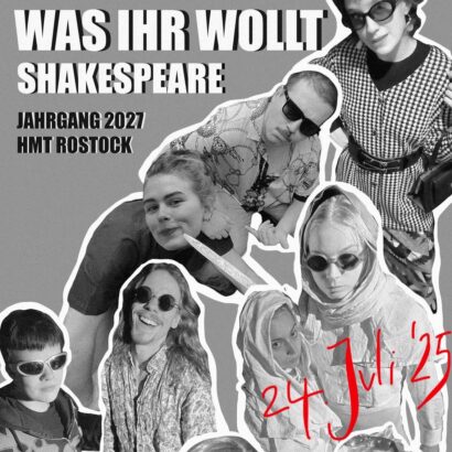 Flyer für das Sommertheater 2025