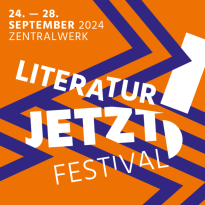 Flyer Literatur JETZT! Festival 2025